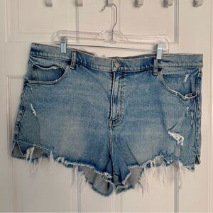 Abercrombie & Fitch | The Cutoff Short, High-Rise, Light Wash, Size 35(20) - EUC